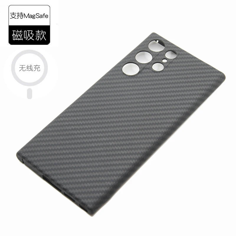 Black aramid case for Galaxy S22 Ultra