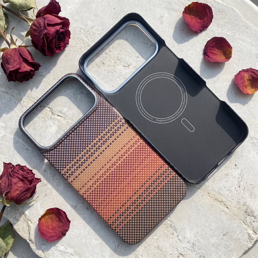 Orange aramid case
