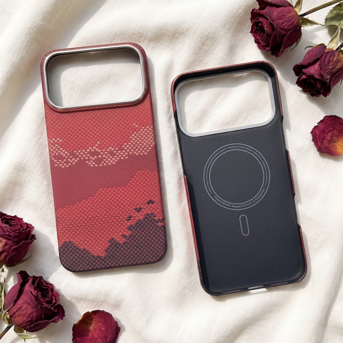 Starry Red aramid case