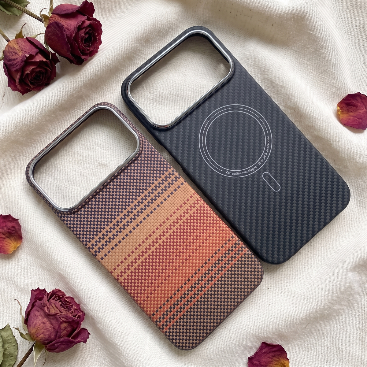 Orange aramid case