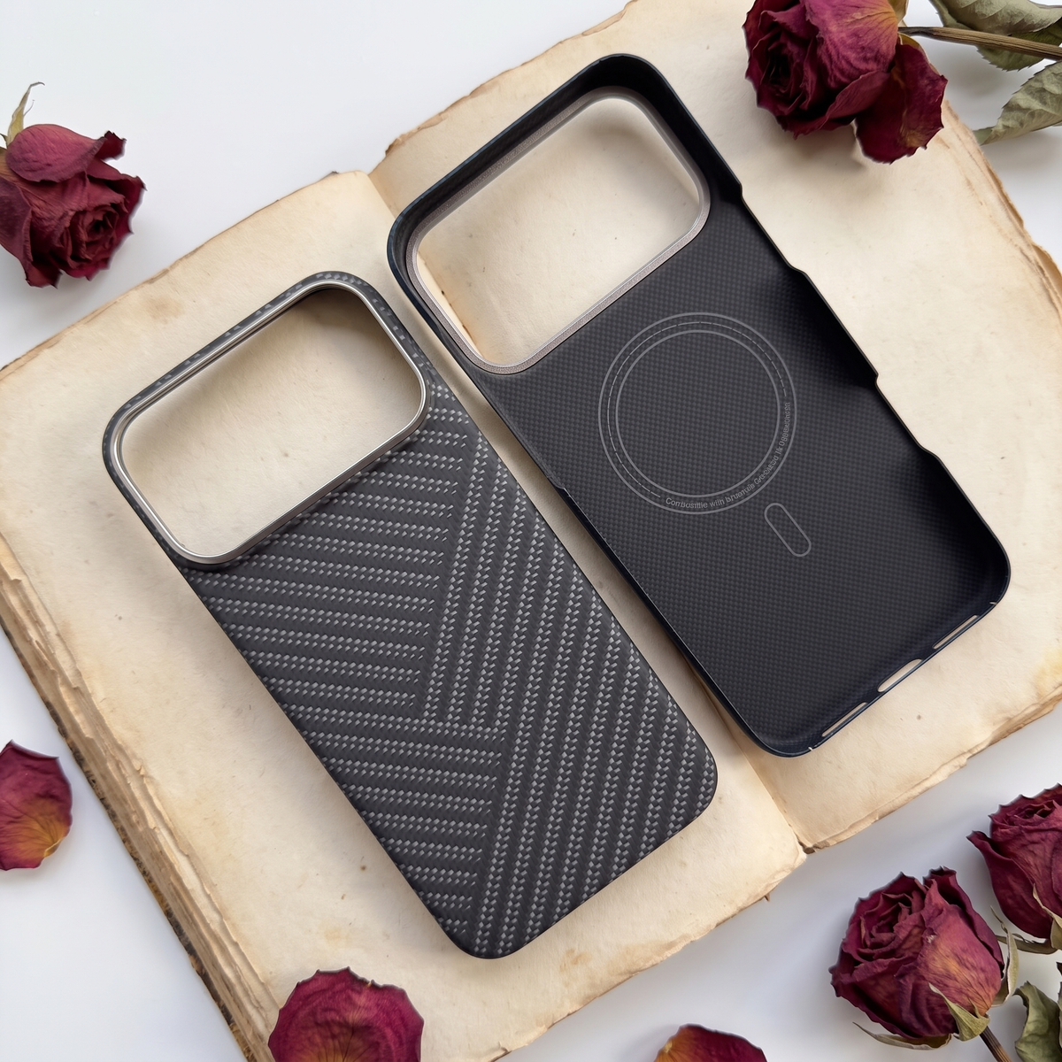 Twill Black aramid case