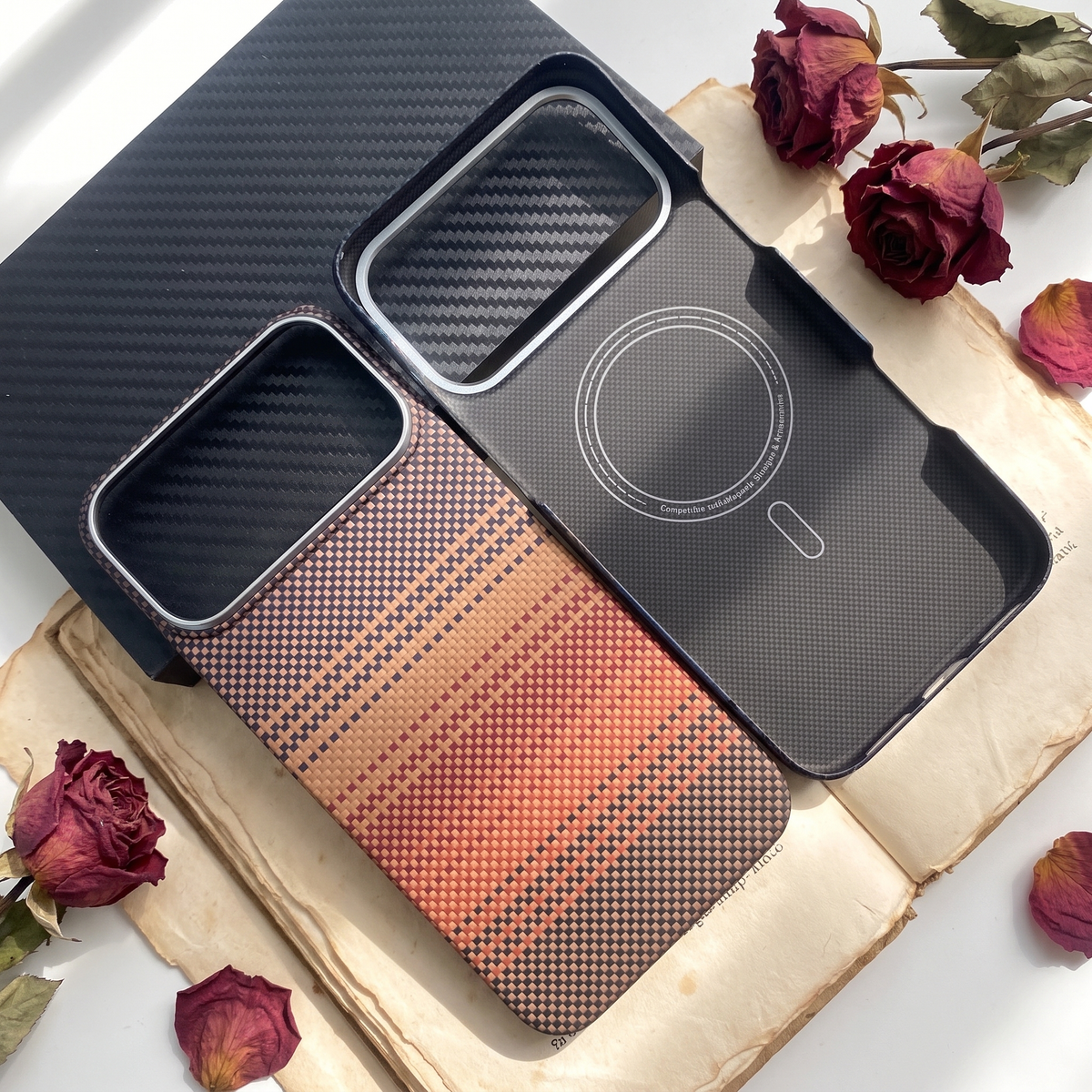 Orange aramid case