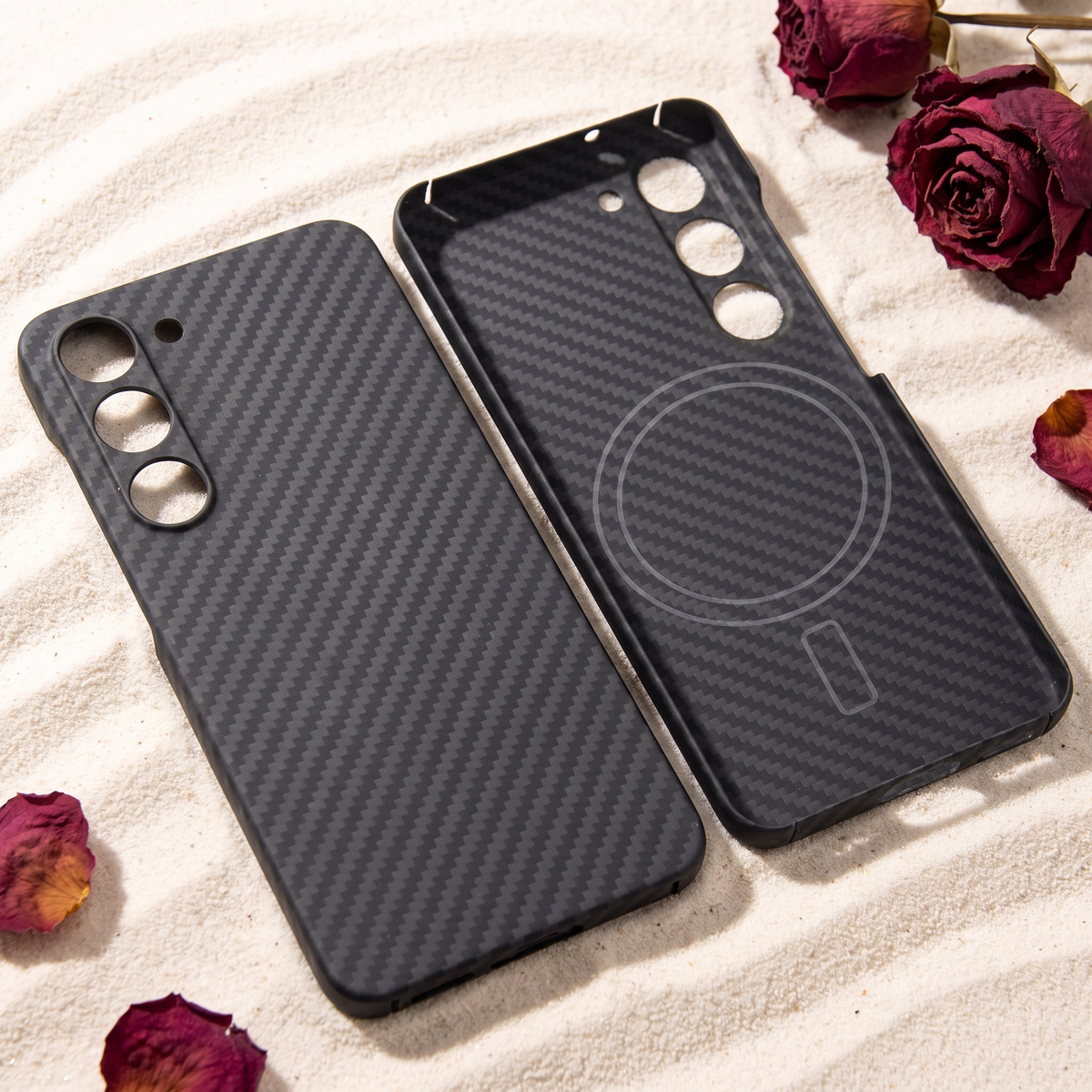 Aramid case for Galaxy S25 Edge, back view