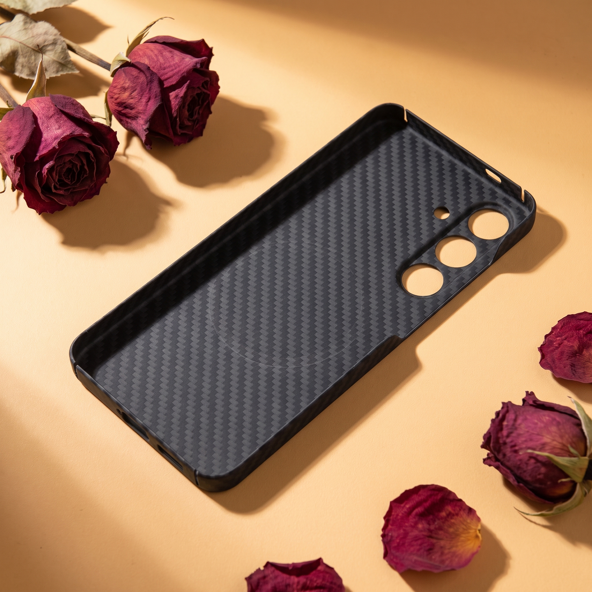 Aramid case for Galaxy S26 Plus, close view