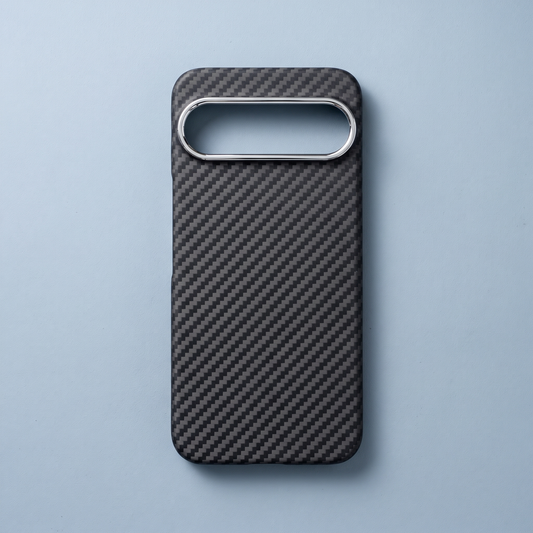 Black 1500D aramid fiber magnetic case for Pixel 10 Pro XL