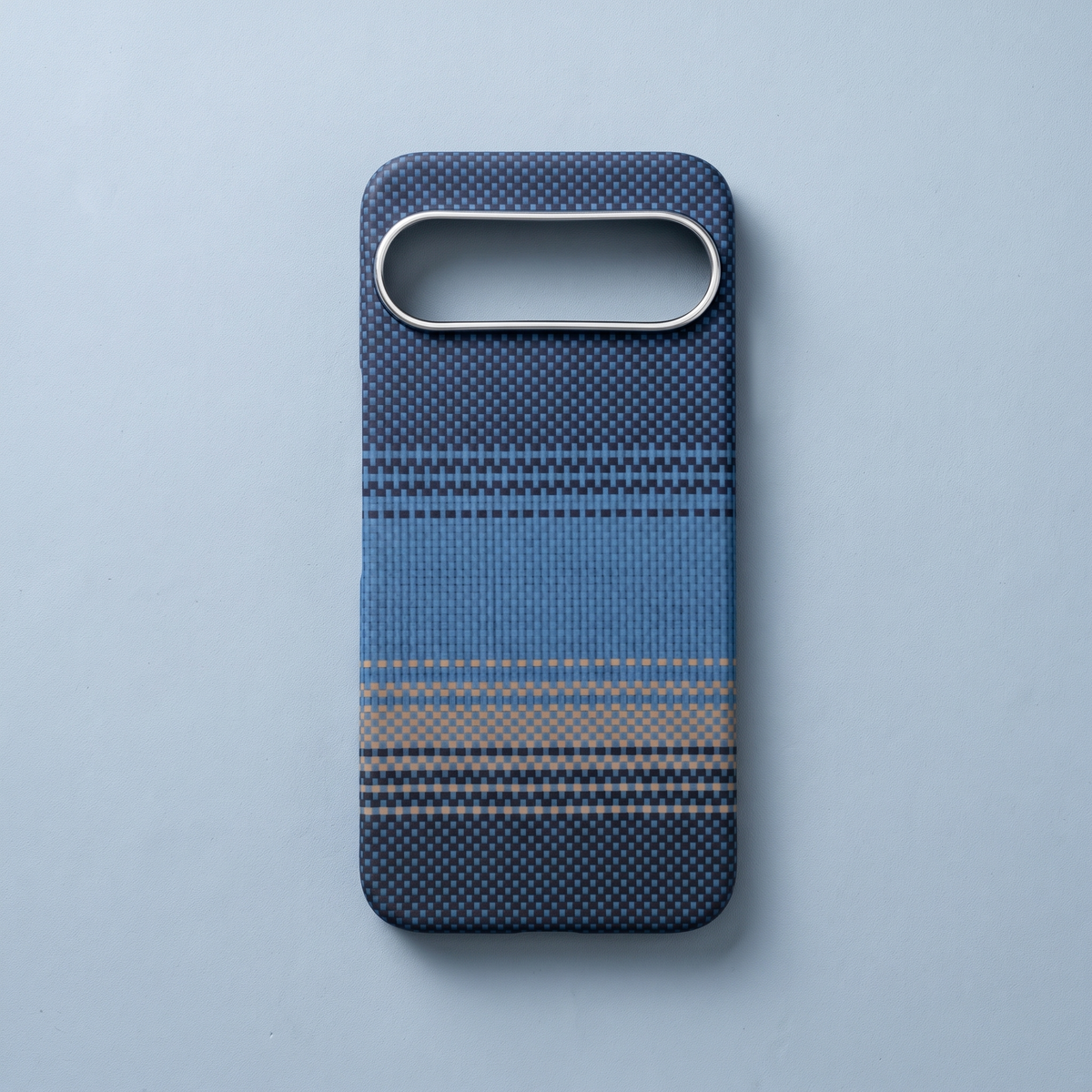 Blue Fade aramid fiber magnetic case for Pixel 10 Pro XL
