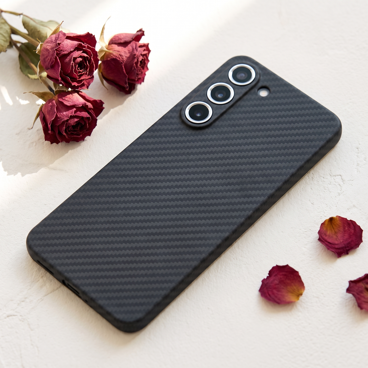 Aramid case for Galaxy S25, back view